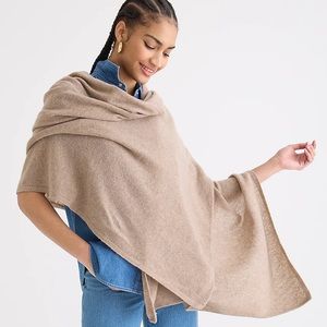 J.Crew Cashmere-Wool Poncho